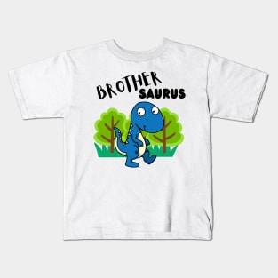 Brothersaurus - a family of dinosaurs Kids T-Shirt